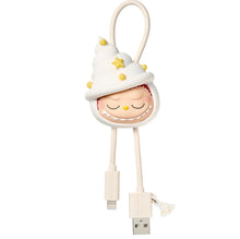 Load image into Gallery viewer, Kasing lung - The Monsters Labubu Drunk in sea Series Phone Cable (Lightning, POP MART, 1 blind box)
