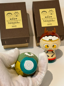 Takashi Murakami - Wind & Thunder God Kokeshi dolls (Mononoke Kyoto ) (Complete set of 2)