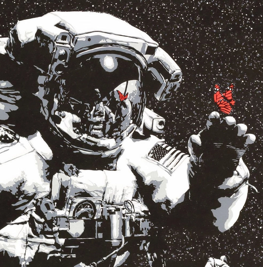 Martin Whatson - Eternal Reflection (Red Butterfly, Astronaut)