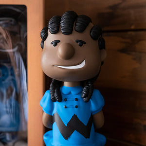Robert B Moore - Lil Lucy ( Charlie, Brown, Peanuts , Blue Dress, Sculpture )