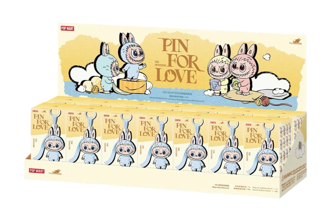 Kasing Lung - “A- M” Pin For Love (13 Blind Boxes, The Monsters, Pop Mart)