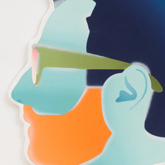 Alex Israel - SELF-PORTRAIT (BLUE FACE)