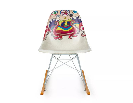 Takashi Murakami - Modernica Chair , Face Eyes, Mouth (Dobtopus)