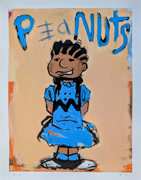 Robert B Moore - Lil Lucy ( Charlie, Brown, Peanuts , Blue Dress)