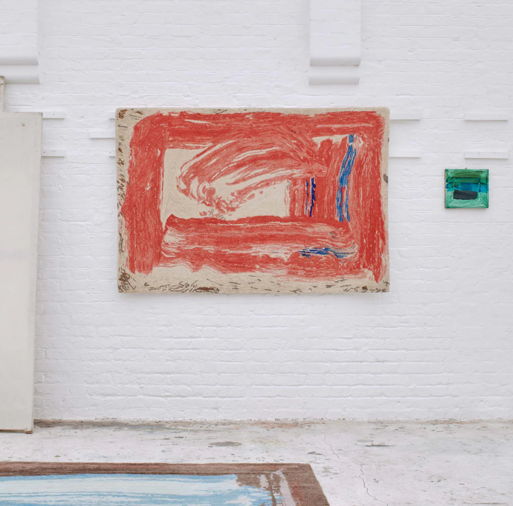 Howard Hodgkin - Red Sky in the Morning Rug