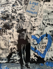 Load image into Gallery viewer, Mr. Brainwash - Keep A Child Alive (Blue,Love is the Answer, Albert Einstein)
