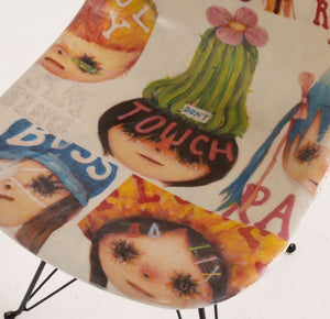 Kila Cheung - Modernica X Kila Cheung x Side Shell Eiffel Chair (The Icon, How2work, Siu Ming, Cactus Girl)