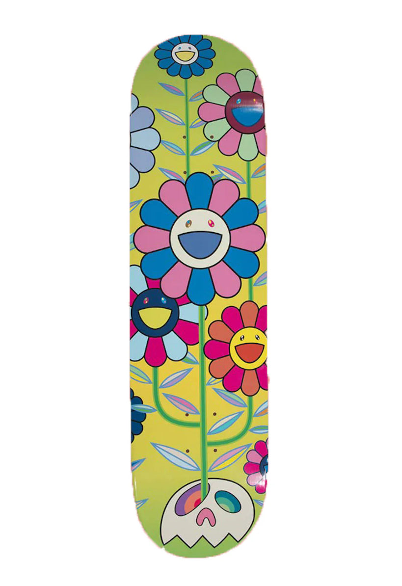 Flower Skateboard Deck Set スケートボード 村上隆 村上隆 Flower Skateboard Deck Set スケボー 新品（Takashi