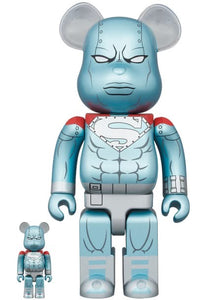 BE@RBRICK STEEL 100％ & 400％ ( The Return of Superman,  Bearbrick , Medicom Toys)
