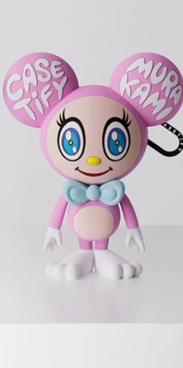 TAKASHI MURAKAMI × CASETiFY - MR. DOB COLLECTIBLE EARBUDS CASE (Pink)