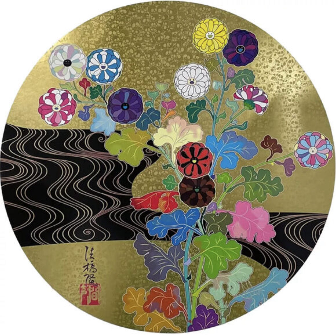 村上隆 Murakami.Flower #1083 ネオン 版画