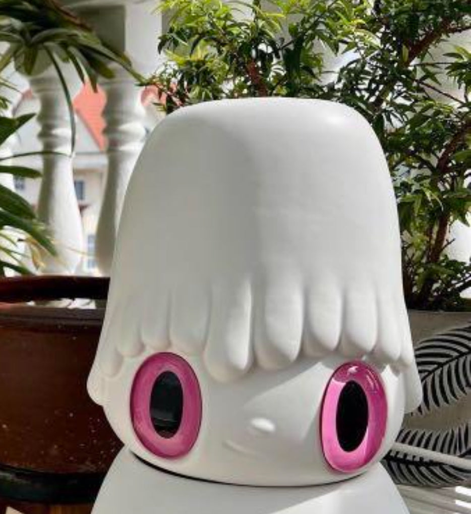Javier Calleja - Pot Pop Top Flower Vase (Pink Eyes) – Toyol Toys