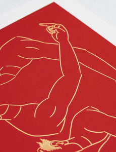 Ai Weiwei - Middle Finger in Red