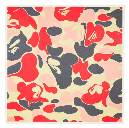 Arkiv Vilmansa - Arkiv Camo ( Camouflage, Bathing Ape, Red)