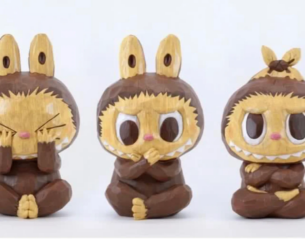 Kasing Lung - Three Wise Labubu Series: Don't Hear, Don't See, Don't Speak (Set of Three)