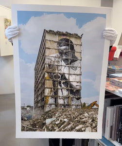JR -28 MM, PORTRAIT D'UNE GENERATION, B5, DESTRUCTION 1,
MONTFERMEIL, FRANCE, 2025