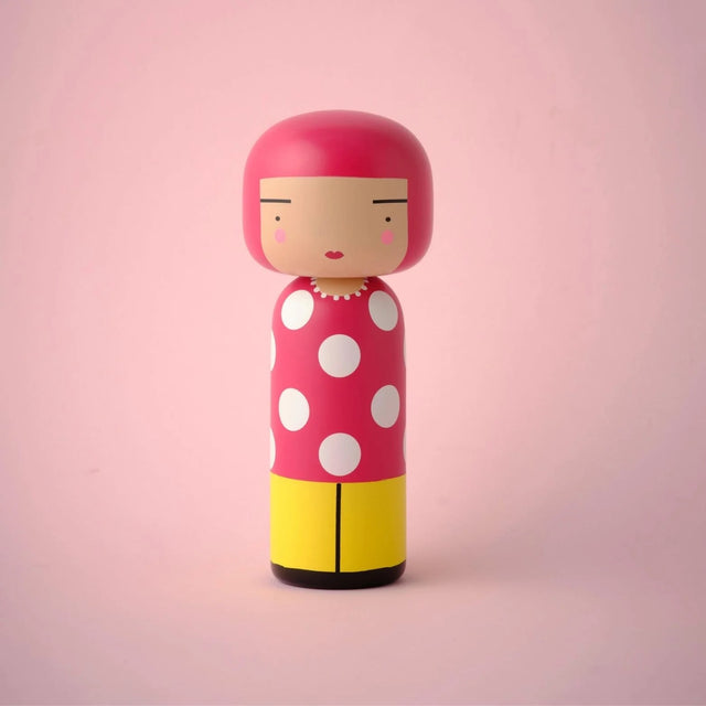 Lucie Kaas, Yayoi Kusama - Kokeshi Dot (Red)