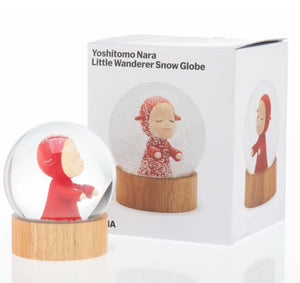 Yoshitomo Nara - Little Wanderer (Snow Globe) (Red )