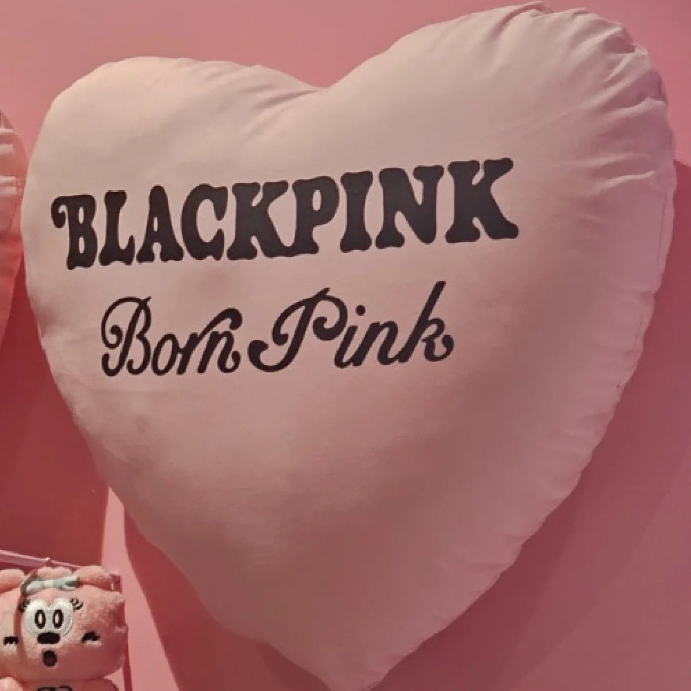 Verdy -  Black Pink Heart Pillow (Pink)