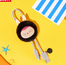Load image into Gallery viewer, Kasing lung - The Monsters Labubu Drunk in sea Series Phone Cable (Lightning, POP MART, 1 blind box)
