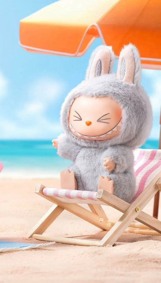 Kasing Lung - Hehe, Have a Seat Labubu The Monsters (Grey)