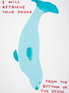 David Shrigley - I Will Retrieve Your Phone (Seal, Sealion)