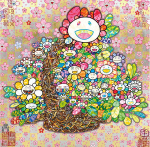 Takashi Murakami - Homage to ‘Basket of Flowers’ by Song Dynasty Artist Li Song