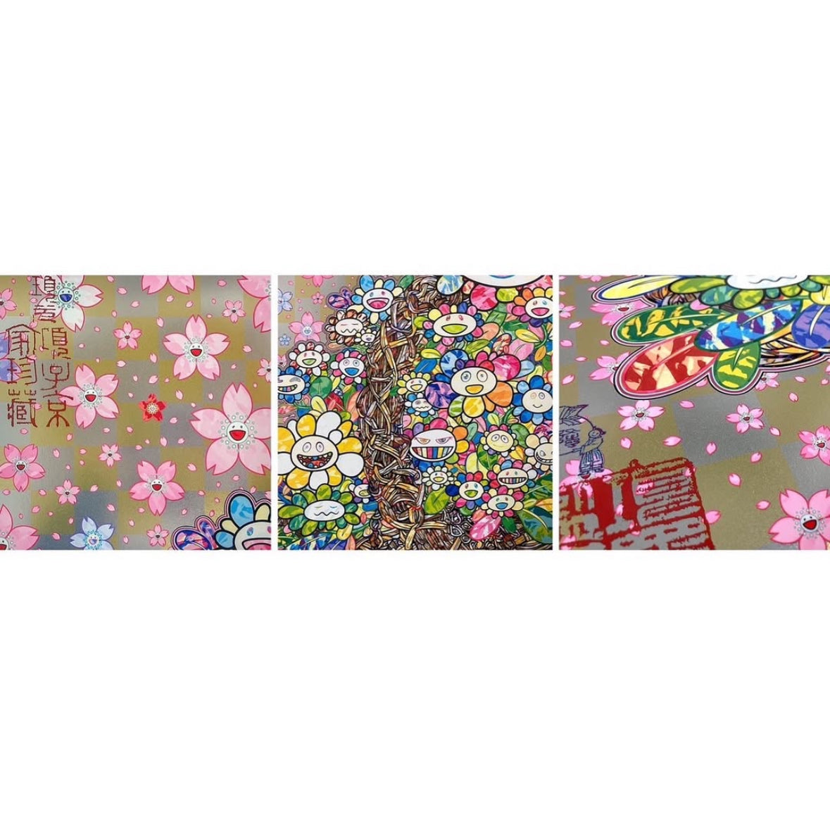 Takashi Murakami - Homage to ‘Basket of Flowers’ by Song Dynasty Artist Li Song