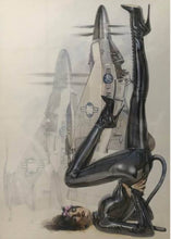 Load image into Gallery viewer, Hajime Sorayama - Giclée #SP89  ( Sexy Robot, Hello Kitty, Plane)
