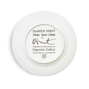 Damien Hirst - HOME SWEET HOME ( Cigarette butts, ash tray, Plate )