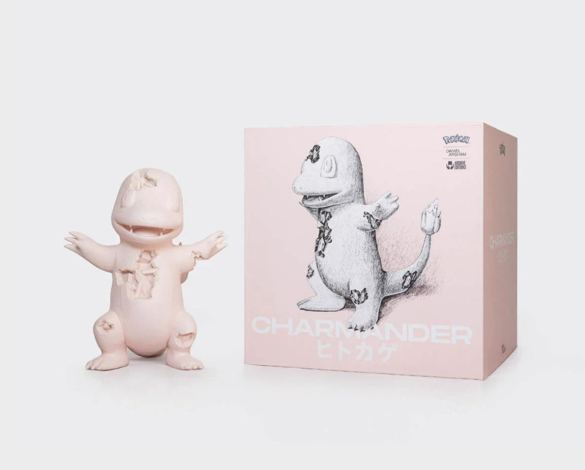 Daniel Arsham - Crystalized Charmander ( Pink, Pokemon ) – Toyol Toys