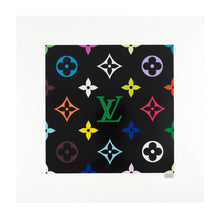 Load image into Gallery viewer, Takashi Murakami - SUPERFLAT MONOGRAM (Black, Green, Louis Vuitton, LV)
