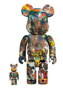 Keiichi Tanaami - Bearbrick x Mickey Mouse x Keiichi Tanaami 100 & 400% (Be@rbrick, Disney)