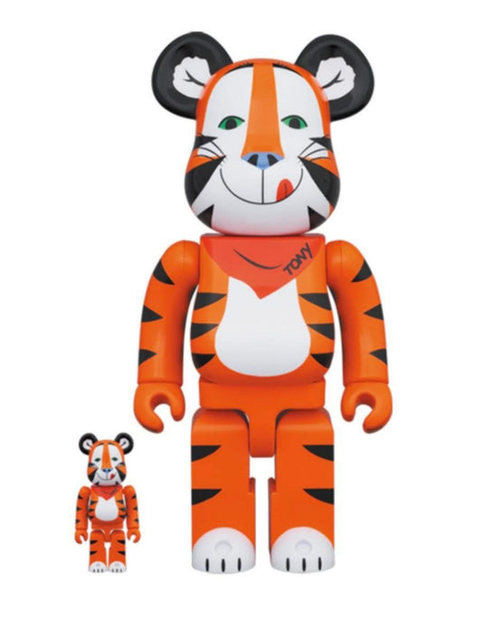 Medicom Toy - Bearbrick x Kellogg's Tony The Tiger Vintage Ver. 100% & 400% Set( Bearbrick)
