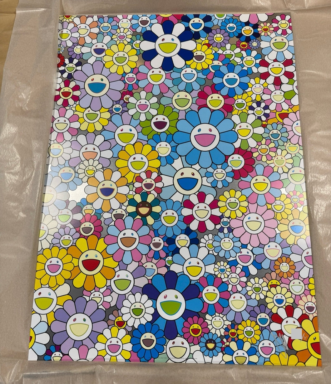 Takashi Murakami 村上隆- Champagne Supernova ( Blue)