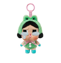 Load image into Gallery viewer, Crybaby Molly - What A Frog (Crying Again, Vinyl Face Plush, Green)
