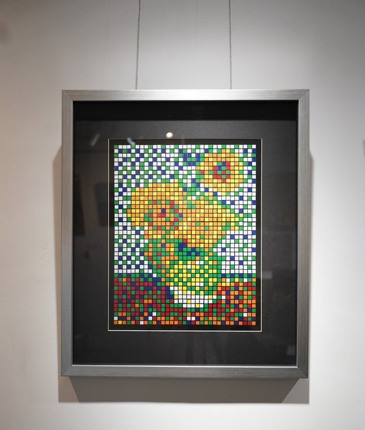 Invader - Rubik Tournesols (blue)