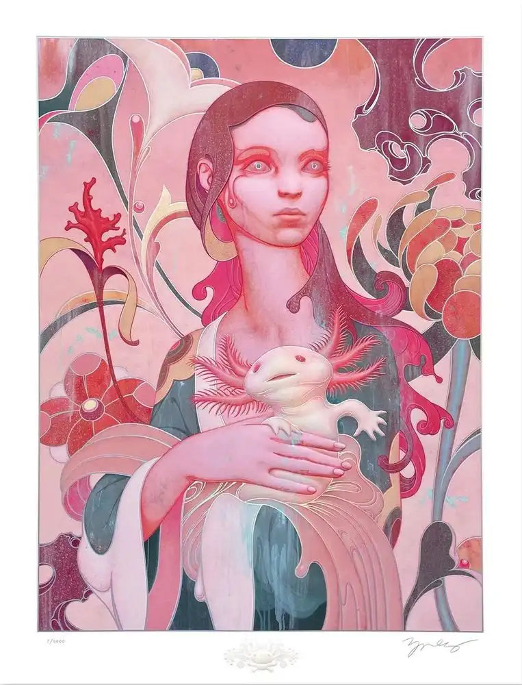 James Jean - Lady With An Axolotl