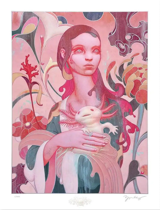 James Jean - Lady With An Axolotl