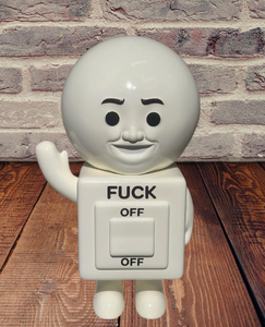 Joan Cornellà - Fuck Off Man (FUCKOFFMAN, White)
