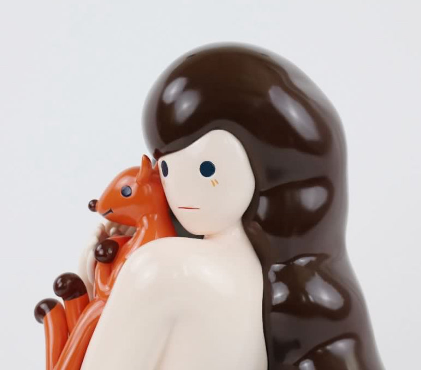 Takeru Amano - Venus and Fawn (Blue, Deer)