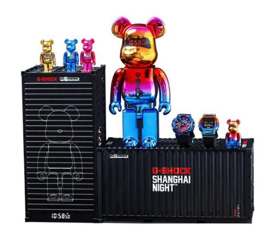 Be@rbrick Medicom Toy - G-Shock Gm-110SN & GM5600SN & 400% Figure & 100% Figure x4 (Complete Set)
