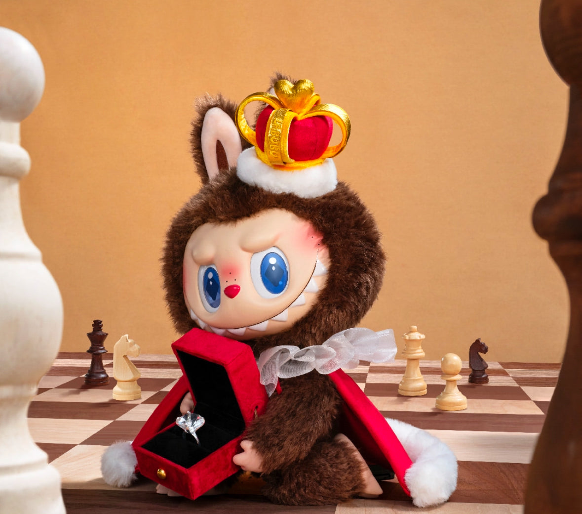 ミュージシャン LABUBU KING LET'S CHECKMATE THE MONSTERS LET'S CHECKMATE SERIES-VINYL PLUSH HANGING CARD