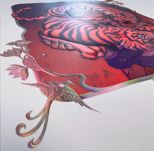 James Jean - Sanctuary ( Tigers, Red)