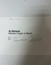 Load image into Gallery viewer, Ai Weiwei - Middle Finger in Black
