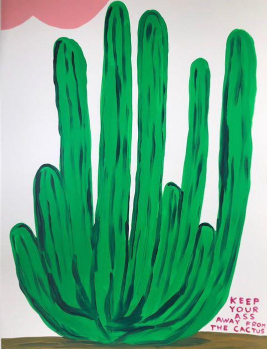 David Shrigley - Keep your ass away from the cactus