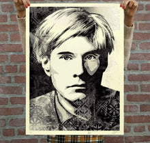 Load image into Gallery viewer, Shepard Fairey (Obey ) - Andy Warhol (Silver)

