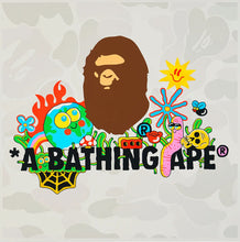 Load image into Gallery viewer, Sam Taylor - Untitled ( Skulls, Camouflage, Bathing Ape)
