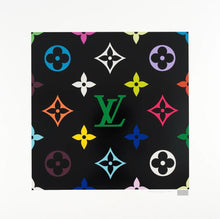 Load image into Gallery viewer, Takashi Murakami - SUPERFLAT MONOGRAM (Black, Green, Louis Vuitton, LV)
