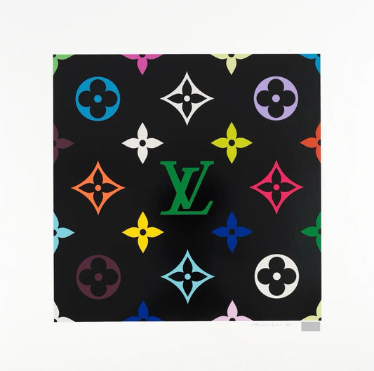Takashi Murakami - SUPERFLAT MONOGRAM (Black, Green, Louis Vuitton, LV)